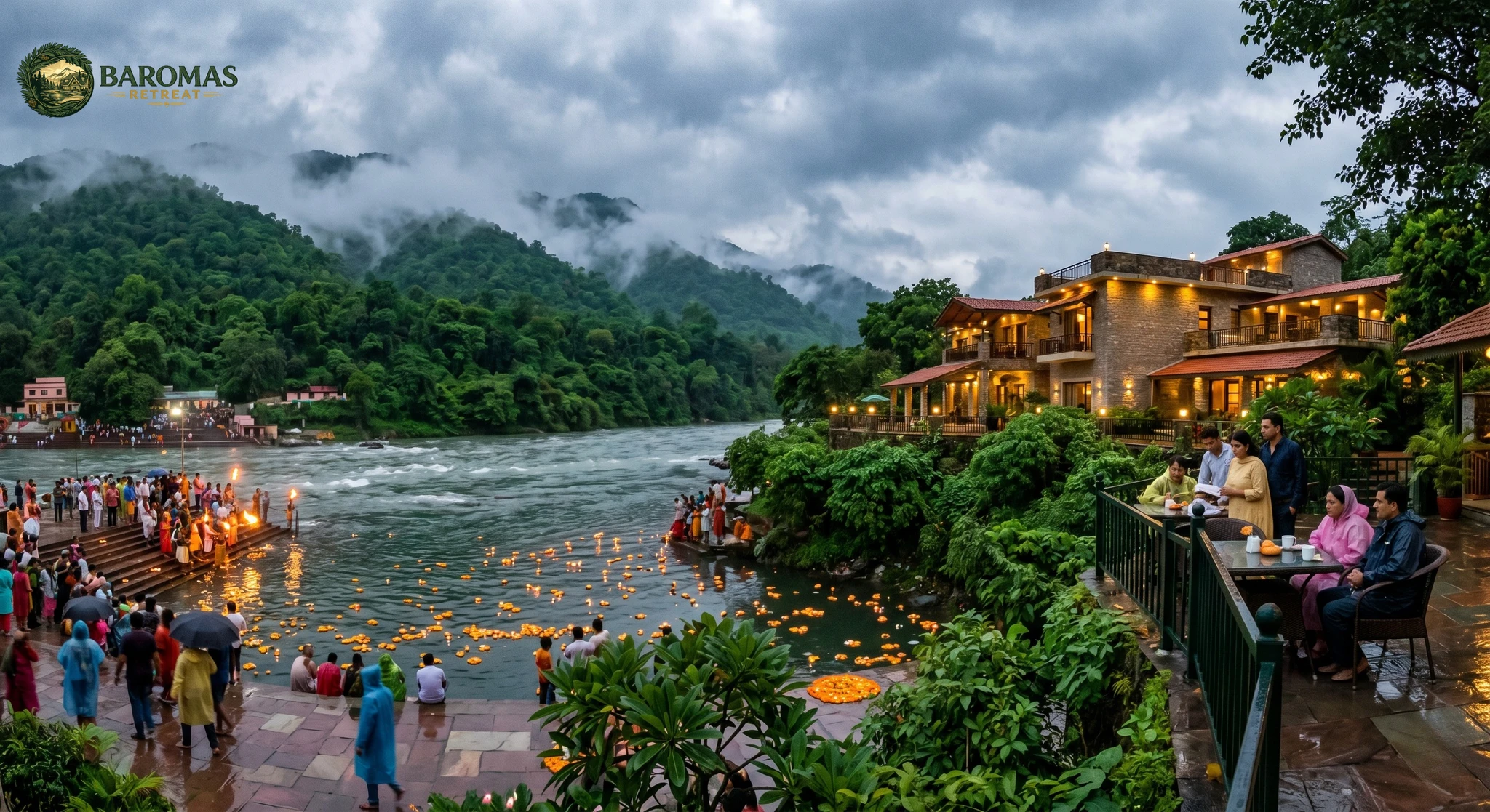Embrace the Magic: Misty Monsoon Escapes in Haridwar with Baromas Retreat